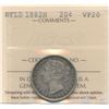 Image 1 : 1882H Newfoundland Twenty Cents