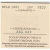 Image 3 : 1885 Newfoundland Twenty Cents
