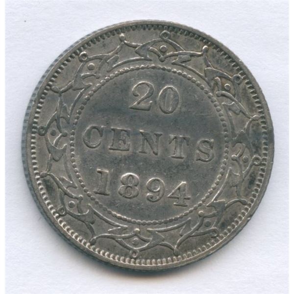 1894 Newfoundland Twenty Cents