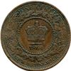 Image 2 : Lot of Four Canadian Pre-Confederation Coinage.