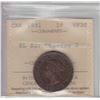 Image 1 : 1891 One Cent - Small Date, Small Leaves