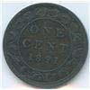 Image 2 : 1891 One Cent - Small & Large Date, Large Leaves