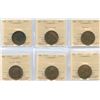 Image 1 : Lot of 7 ICCS Graded One Cents