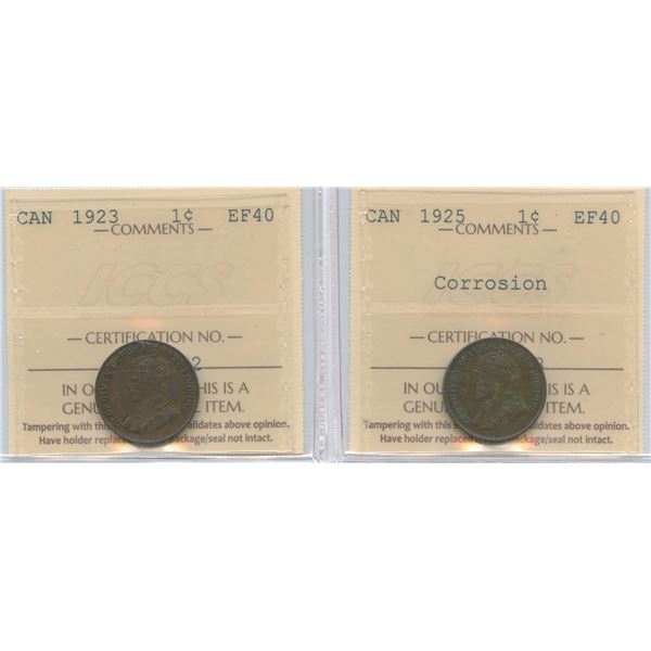 1923 & 1925 Key Date One Cents