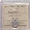 Image 1 : 1887 Five Cents- 7/7