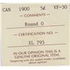 Image 3 : 1900 Five Cents - Round 0