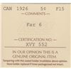 Image 3 : 1926 Five Cents - Far 6
