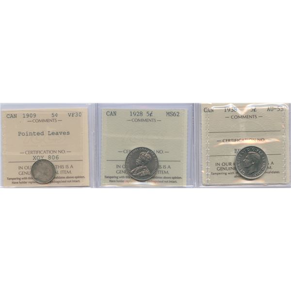 Three Kings Five Cents - ICCS Group of 3