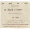 Image 3 : 1953 Five Cents - SF, Far Leaf