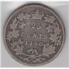 Image 2 : 1880H Twenty-Five Cents - Wide 0