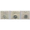 Image 1 : Elizabeth II Twenty-Five Cents - ICCS Group of 3