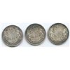 Image 1 : 1947 & 1953 Fifty Cents - Lot of 3