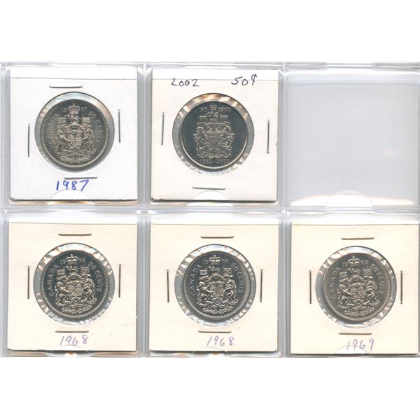 Canada Fifty Cents Collection
