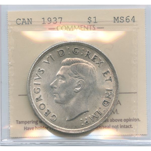 1937 Silver Dollar