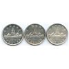 Image 1 : 1950, 1952 & 1954 Silver Dollars