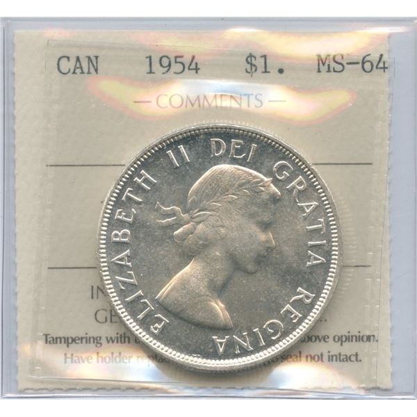 1954 Silver Dollar