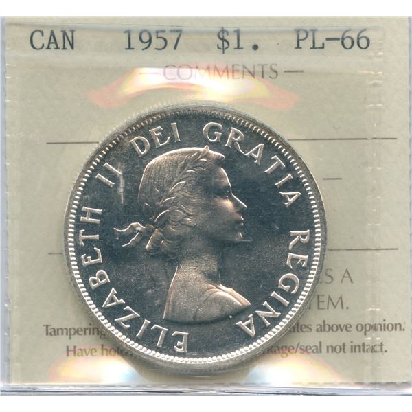 1957 Silver Dollar - Proof Like