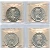 Image 1 : Lot of 4 ICCS Graded 1953 to 1963 Silver Dollars