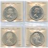 Image 1 : Lot of 4 ICCS Graded 1959 to 1966 Silver Dollars