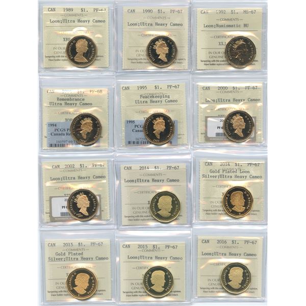1989 to 2019 ICCS Graded Loonies
