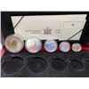 Image 2 : 2003 Canada Maple Leaf Hologram Set - Pure Silver Fractional Set (No Tax)