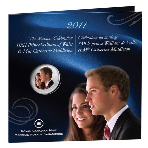 2011 Wedding Celebration 25 Cents Lenticular & $20 Fine Silver Coins