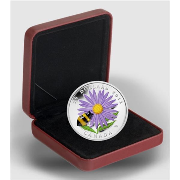 2012 Canada $20 Aster with Bumble Bee (No Tax)