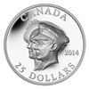 Image 2 : 2014 $25 Canada - 75th Ann. First Royal Visit Ultra High Relief. (No Tax)
