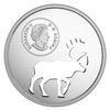Image 3 : 2017 $30 Canada Endangered Animal Cutout Woodland Caribou (No Tax)