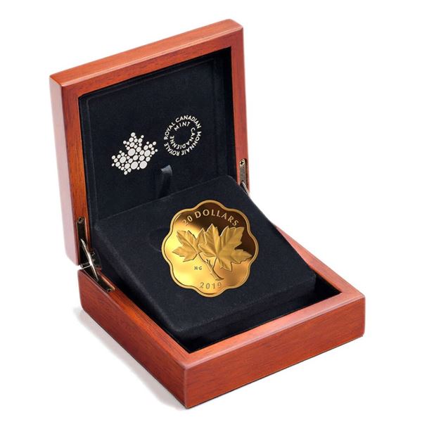 2019 $20 Canada Iconic Maple Leaves Fine Silver - Masters Club Coin
