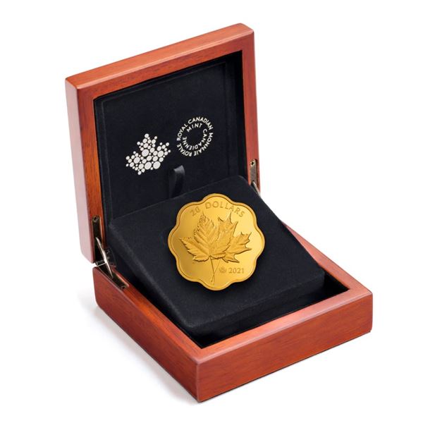 2021 $20 Canada Iconic Maple Leaves Fine Silver - Masters Club Coin