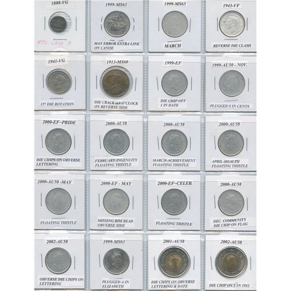 Canadian Coins, Tokens, Medal Collection