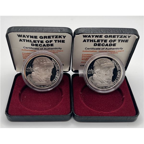 Wayne Gretzky All Time Leading Scorer Silver Rounds