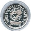 Image 3 : 1992 World Series Silver Round in Case & COA