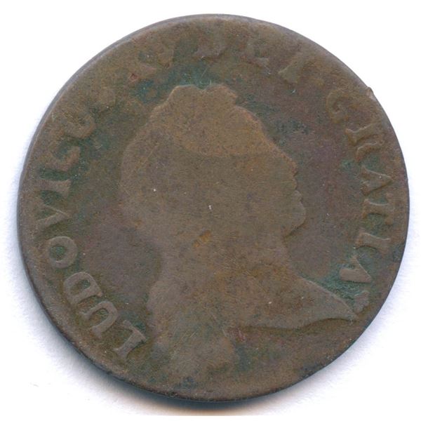 1722-H [La Rochelle Mint] John Law Half Sol.