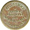 Image 11 : Lot of Ten Ontario Tokens.