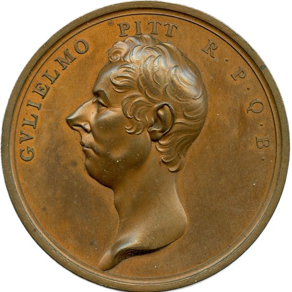 British. Eimer 975, BHM 610, Death of William Pitt 1806.