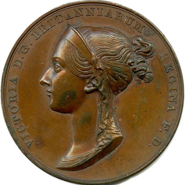 British. Eimer 1315, BHM 1801. 1838 Queen Victoria Official Coronation Medal.