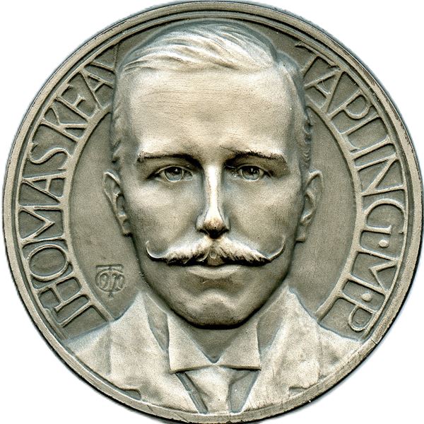 British. Royal Philatelic Society Thomas Keay Tapling M.P. Silver Award Medal.