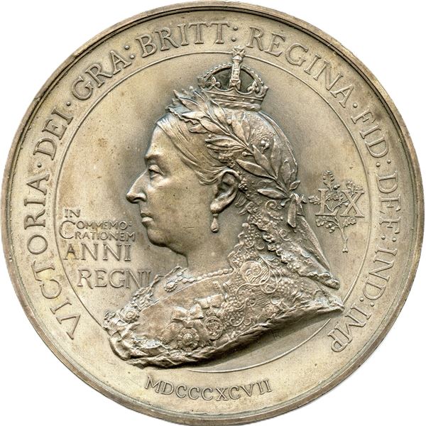 British. Lot of Two Diamond Jubilee Victoria Medals.