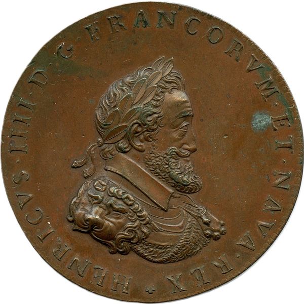 France. Henri IV bronze Medal.