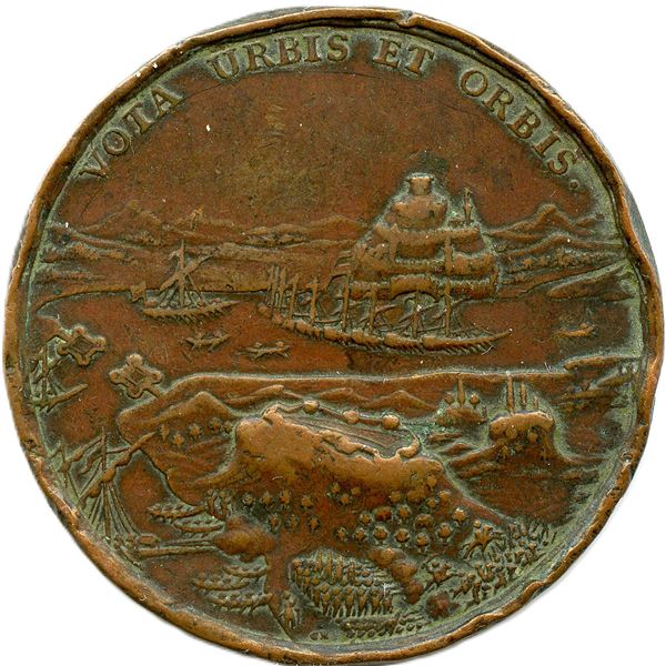 Italy. Victory of Venice in Morea 1687.