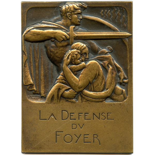 Lot of six Bronze Medals and Plaques.