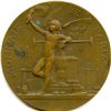 Image 10 : Lot of Six Bronze Medals and Plaques.