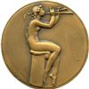 Image 11 : Lot of Six Bronze Medals and Plaques.