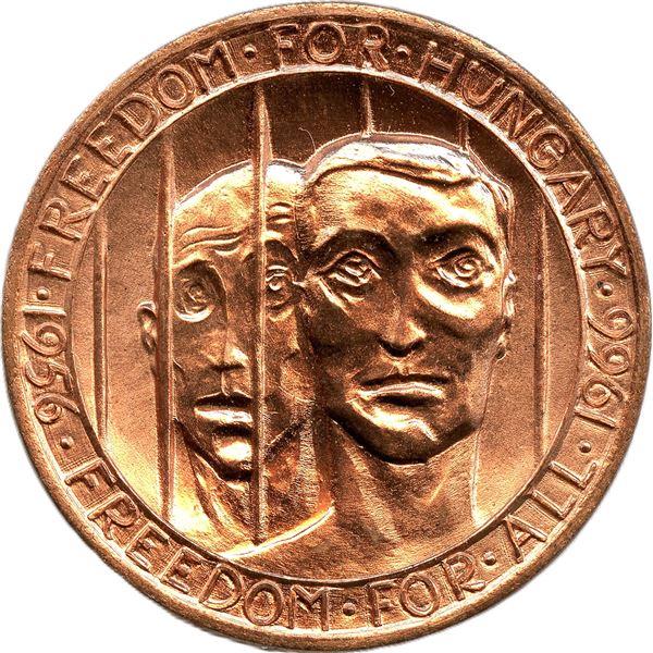 Lot of Two Dora de Pédery-Hunt Freedom For Hungary Medals.