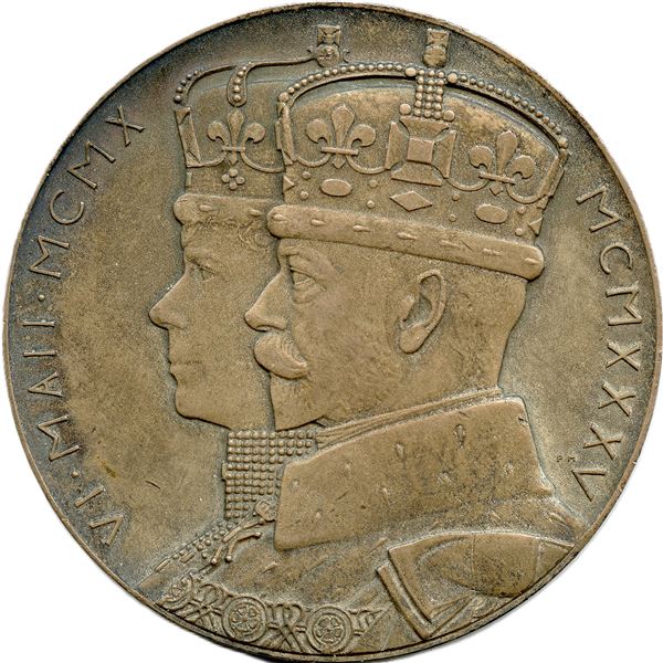 British. Lot of Two Official Royal Mint Issue Silver George V Medals.