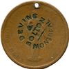 Image 1 : Lot of Five Counterstamps on Canadian Tokens.