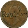 Image 9 : Lot of Five Counterstamps on Canadian Tokens.