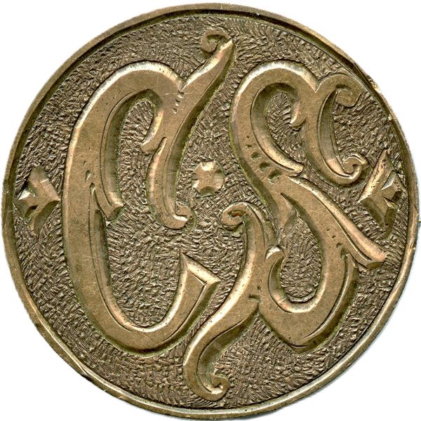 Love Token On A 1883 USA Silver Dollar.